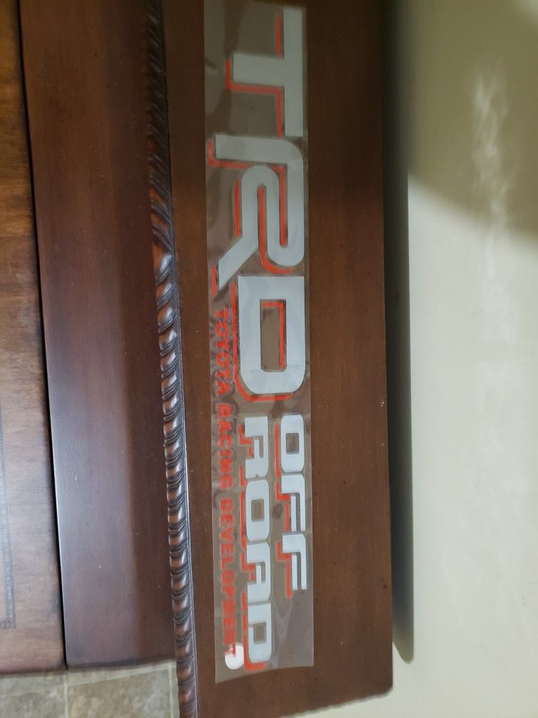 Toyota TRD Decal