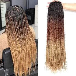 Goddess Box Crochet Braids Hair (Ombre)