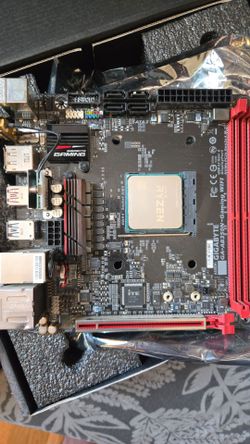 Lot of pc parts 1700x Ryzen  gigabyte  itx mobo  evga psu patriot 16gb ram