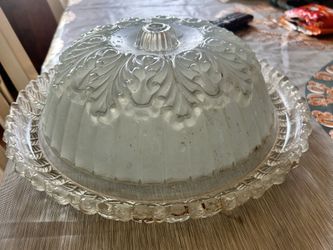 Vintage Light Cover. Maybe Well Over 100 Years Old. Not 100% Sure But My Family Has Owned The House For 54 Years.