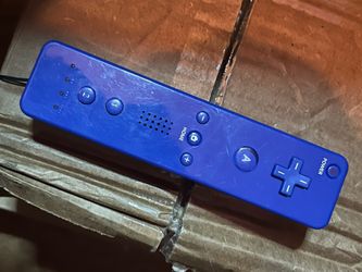 #22 Used Dark Blue Wii Remote for Nintendo Wii Console motion sensor