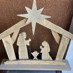 Decoración Para Navidad De Madera