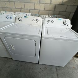 Amana Set Washer & dryer Electric 