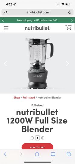 nutribullet 1200W Full Size Blender for Sale in Los Angeles, CA - OfferUp