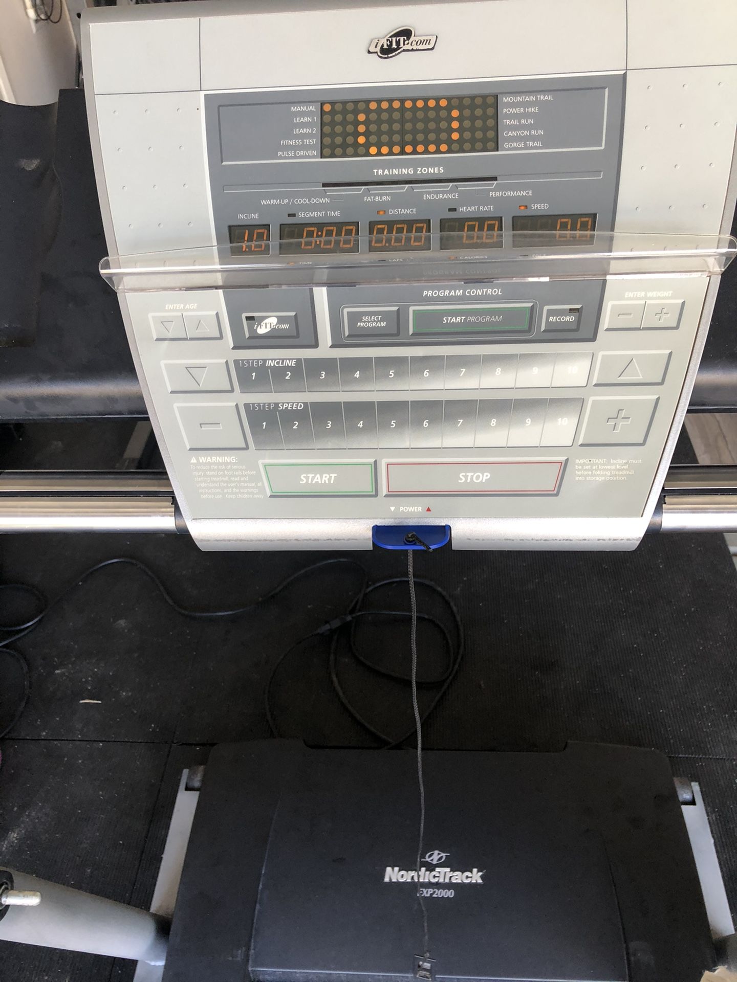 NordicTrack Treadmill for parts still available if not marked sold