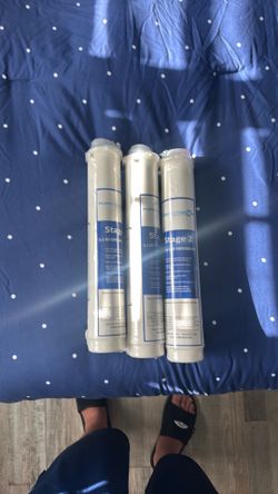 Pure blue H2O stage 2 reverse osmosis filter 3 count