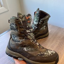 Danner Mens 10.5 D High Ground 8" Xtra Green Camo Gore-Tex Hunting Boots