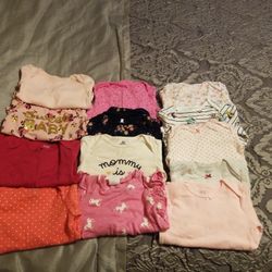12-18 Mos Bodysuits Long Sleeve Great Condition 