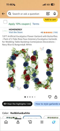 Flower garland