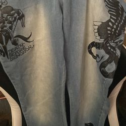 Ed hardy death before dishonor  size 34