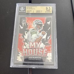 Joe burrow 2022 donruss optic football card