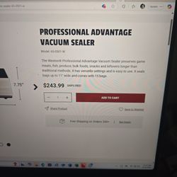 Professional Advantage Vacuum Sealer