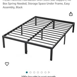 platform bed frame queen sized bed
