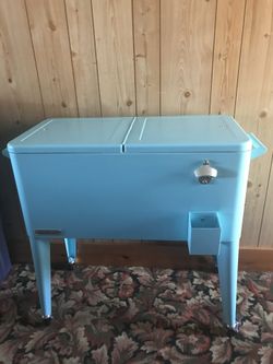 Cooler With Bottler Opener