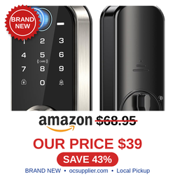 DL08 Fingerprint Door Lock – Silver