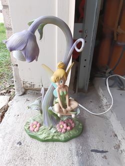 Vintage Tinkerbell lamp