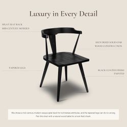 POLY & BARK MID CENTURY ENZO DINING CHAIR