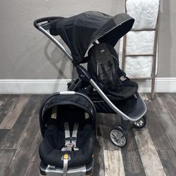 CHICCO BRAVO FOR 2 SIT AND STAND DOUBLE STROLLER AND CAR SEAT !!