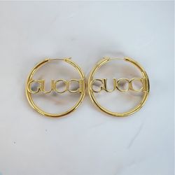 Gg Gold Hoop Earrings