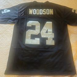Raiders Charles Woodson Black Jersey