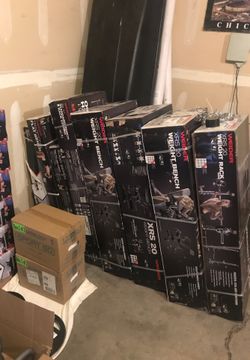All kinds of workout equipment, I have it all. Check out the pictures and feel fee to ask for a price!