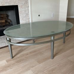 Glass Top Coffee Table 