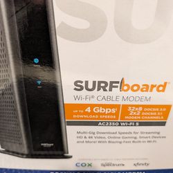 ARRIS - SURFboard DOCSIS 3.1 Cable Modem & Dual-Band Wi-Fi Router SBG8300