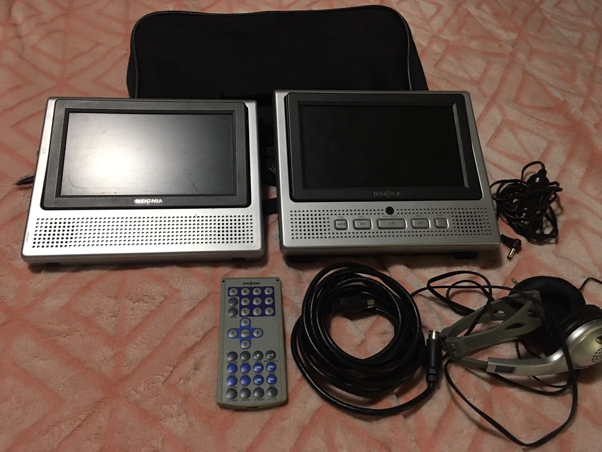 Portable DVD player for car