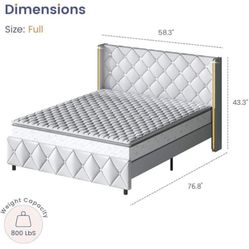 FULL SIZE HEADBOARD STILL INSIDE OF THE BOX 