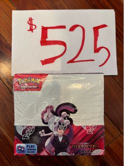 Pokemon TCG Destined Rivals Booster Box - tear in bottom (see photos)