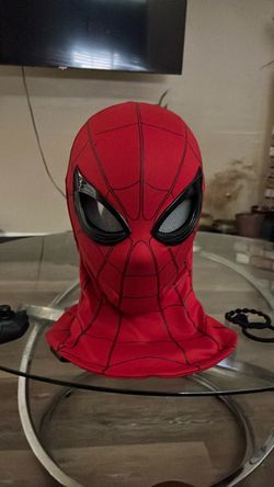 spider man mask and holder