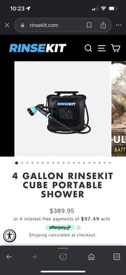 RinseKit Plus! Portable shower