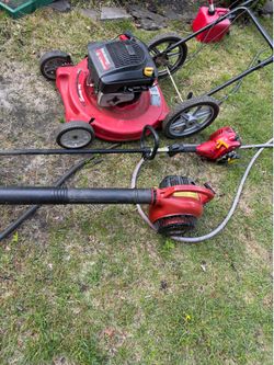 Mower blower trimmer