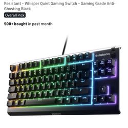 SteelSeries Apex 3 TKL RGB Gaming Keyboard