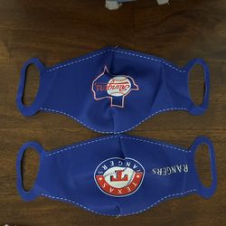 Texas Rangers Stretch Face Mask