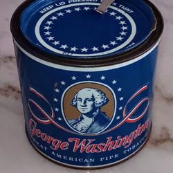 Vintage George Washington Pipe Tobacco Tin