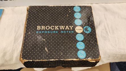 Vintage BROCKWAY Exposure Meter Seconic Made In Japan