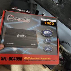 American Bass  1000 Watt 4 Ch New