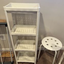 Shower/closet Organizers And Stool - FREE