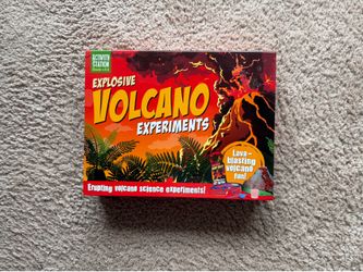 Explosive Volcano Science Experiments Lava 8+ With Activity Station Book + kit