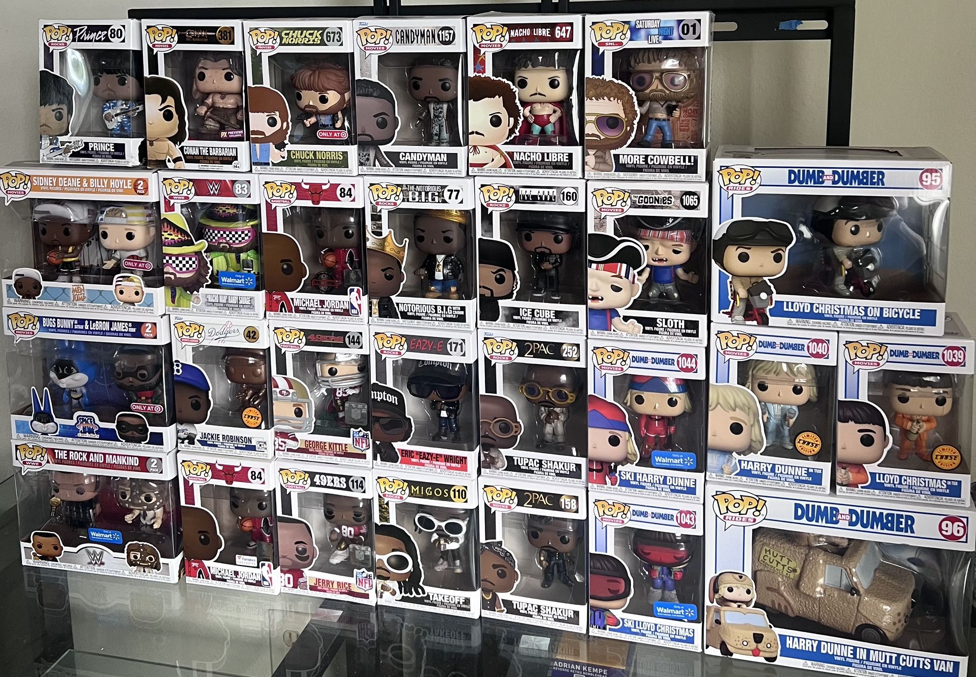 Funko Pops Assorted Collection (Great Condition) - Individual Or Entire Collection