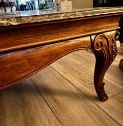 Marble Coffee Table 43 by 43 $90 OBO