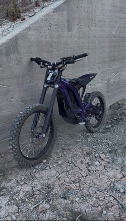 Purple 2025 surron 1,350 miles will go up