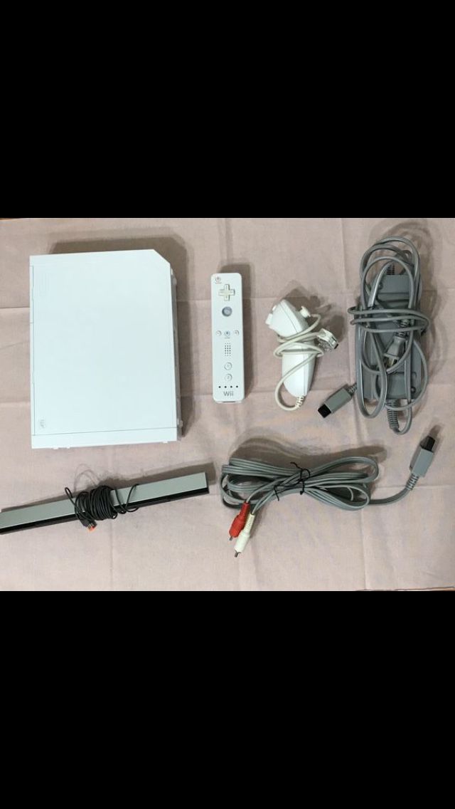 Nintendo Wii video game system COMPLETE console everything you need to play