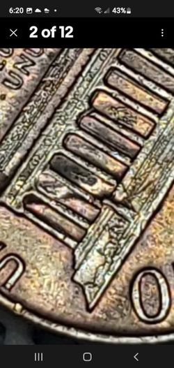 1973D Mint Mark It Has A Mint Error On The Reverse Of It That Line Is Definitely Raised Up Or Not Enough Material To Fill It Up .. 