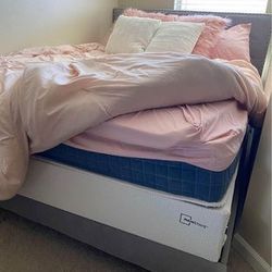 Queen Bed (mattress And Frame) 