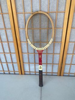 Classic Spalding Original Wood Tennis Racket