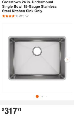 Brand NEW  24"inch Stainless Steel Kitchen( Sink Only )