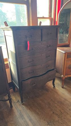 Antique high boy dresser