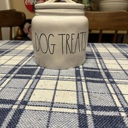 Rae Dunn Dog Treats Canister 